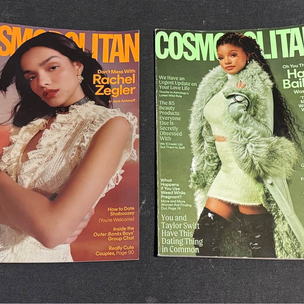 Cosmopolitan Magazine Set - Vibrant Covers